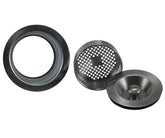 3-in-1 Complete Stopper & Strainer Unit Waste Disposer Trim – Extended Flange